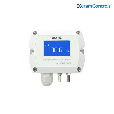 Weißer KDP210 DPT Differenzdrucktransmitter mit Hintergrundleuchte-LCD-Display